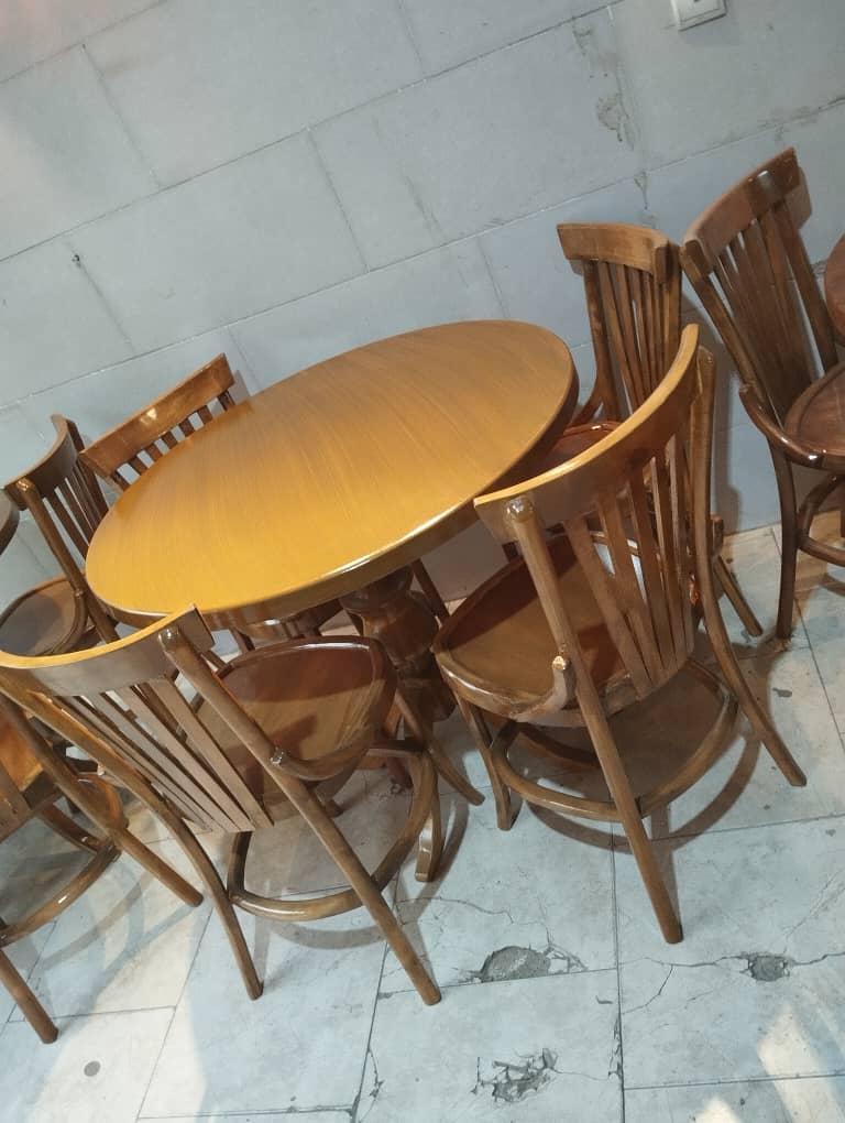 تولید وپخش میزوصندلی لهستانی چوب جنگلی درجه یک