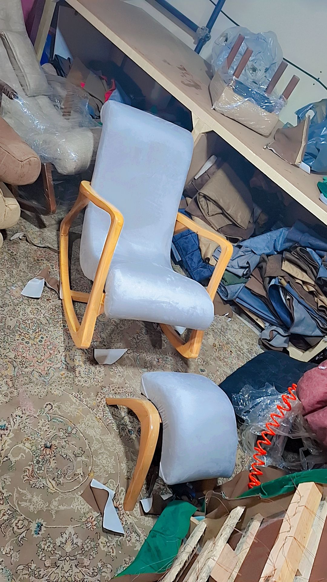 تولید و پخش صندلی راک فانتزی چوب جنگلی درجه یک پارچه فستو درجه یک