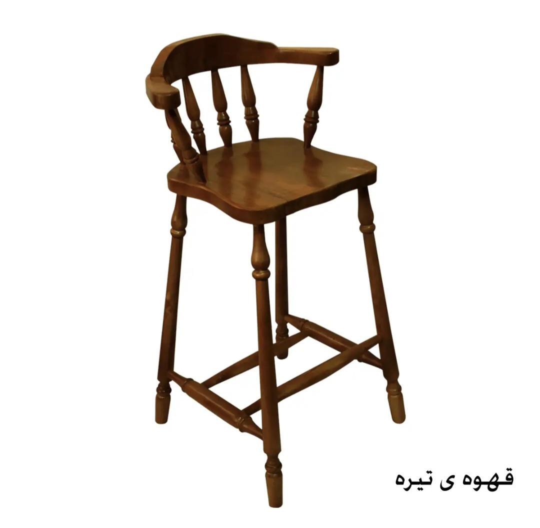 صندلی اپن چوبی دسته دار چوب روس ب قیمت تولیدی